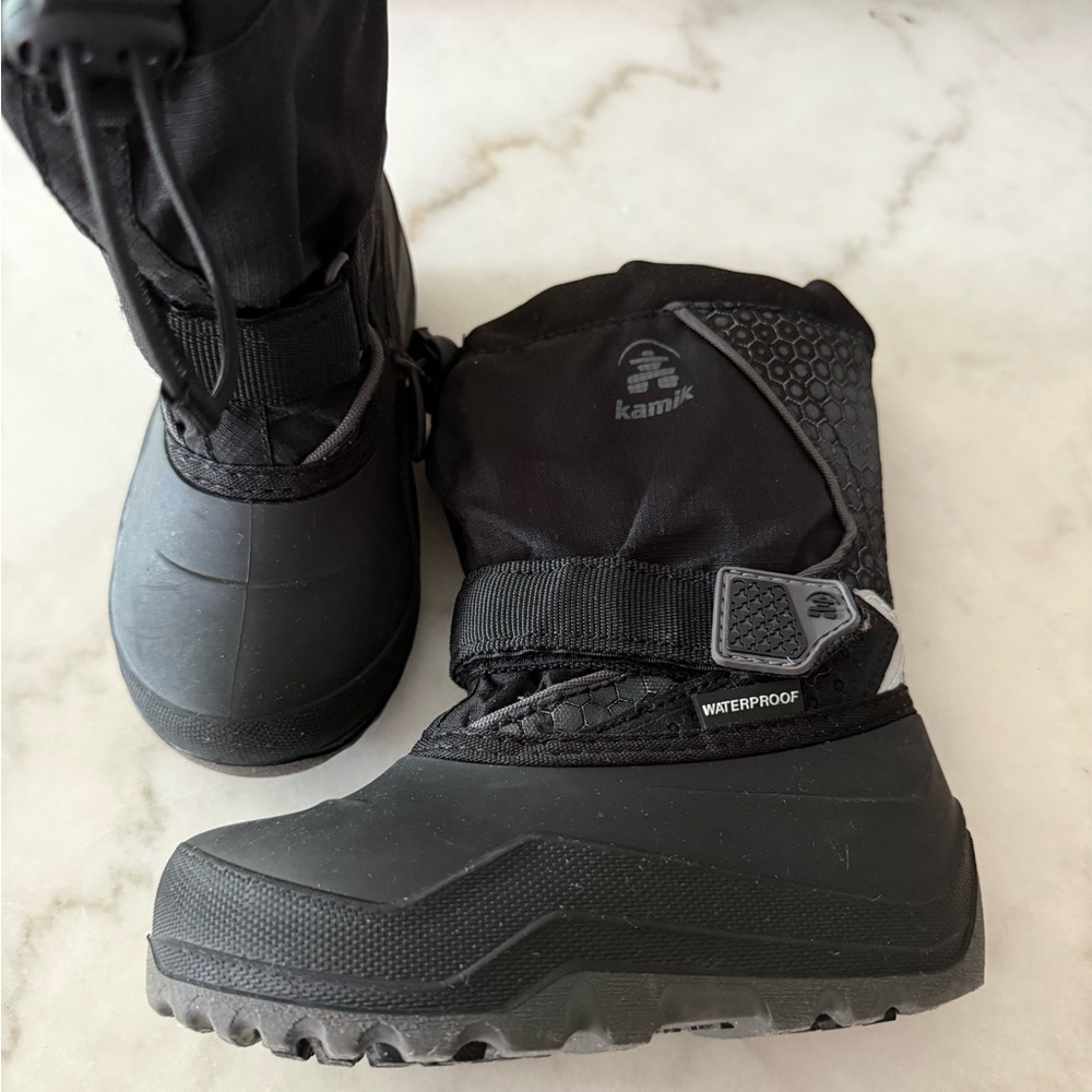 Kamik Black and Gray Winter Boots